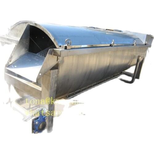 Chicken feet heating scalder pulcker machine for poultry slaughterhouse