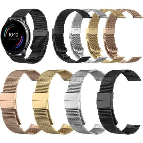 Milanese Mesh Strap For Oneplus Watch Band Metal Stainless Steel Watchband Smartwatch Wristband Belt Bracelet
