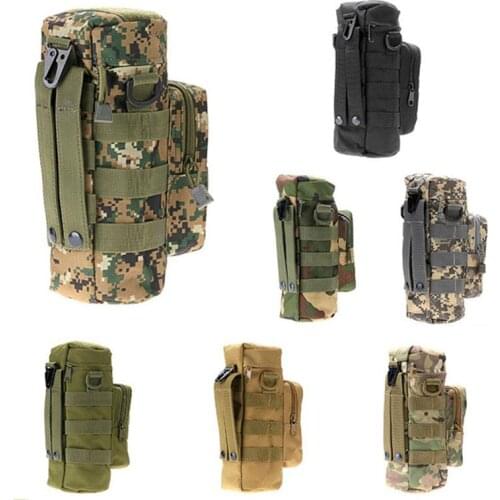 Mounchain Leisure Camouflage hunting Sports Bag Molle Hanger Storage Pouch Portable Adjustable Kettle Carrier