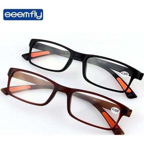Seemfly Ultra-light Foldable Reading Glasses Brand Women&Men Anti-drop Reading Magnifying Presbyopic Glasses oculos gafas