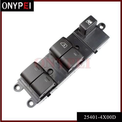 Window Lifter Switch 25401-4X00D 254014X00D For Nissan Navara D40 Qashqai Pathfinder