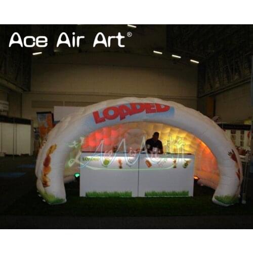 Portable 5m W luna dome balloon,inflatable photo tent,exhibition dome with free blower
