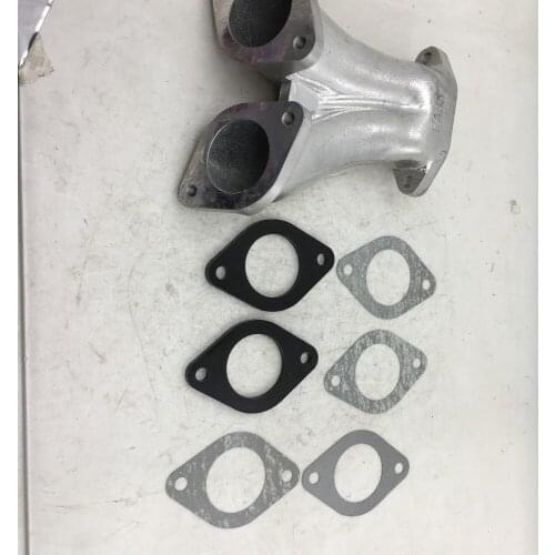 SherryBerg FAJS intake manifold+Heat Insulator BASE set for VW TYPE1 BUG GHIA for Weber/dellorto/EMP IDF/DRLA carburetor CARB