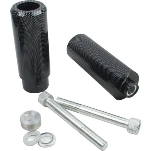 Carbon Fiber Motorcycle Frame Slider Anti Crash Protector Cafe Race Engine Protection For Yamaha FJR1300 2006-2007