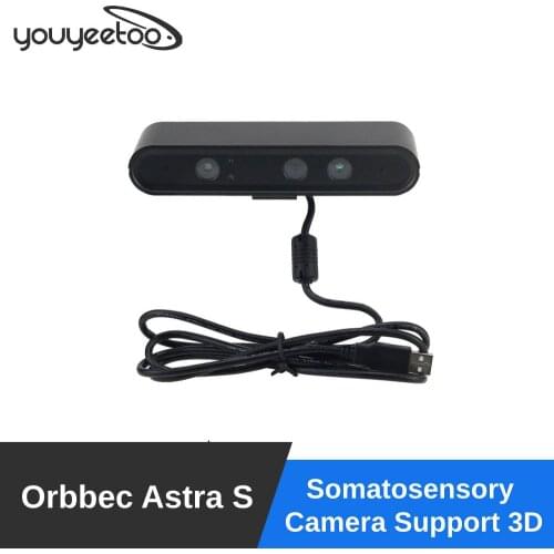 Orbbec Astra s Somatosensory Camera Support 3D Scanning Face Recognition for Playing Games Replace LeTMC-520