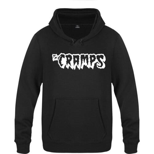 The Cramps Garage Punk Hoodies Men Hip Hop Fleece Long Sleeve Pullover Sweatshirt Winter Skate Tracksuit Hoody Moleton Masculino