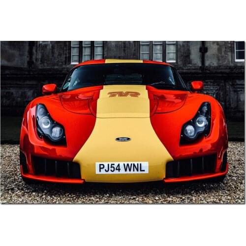TVR Sagaris Sports Car Photo Wall Art Posters and Prints Canvas Painting Wall Picture For Living Home Decor