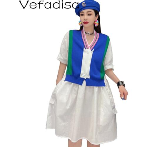 Синие летние платья Vefadisa China At AliExpress