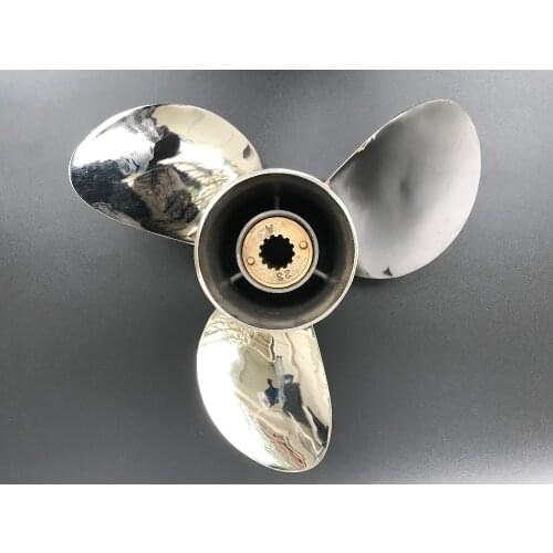 11 1/8x13 for 40HP-50HP BRP propellers Outboard STAINLESS STEEL Propeller 13 tooth spline BRP boat accessories marine propellers