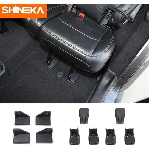 SHINEK Interior Mouldings For Jeep Wrangler JL Car Seat Screws Protection Covers For Jeep Wrangler JL 2018+ 4Door Accessories