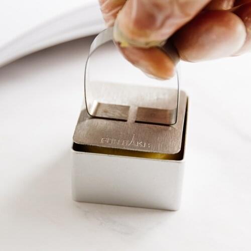 Zq Pineapple Sandwich Cookies Mold Fruit Cake Cake Mousse Mold Multi-Layer Cake Reshaper Baking