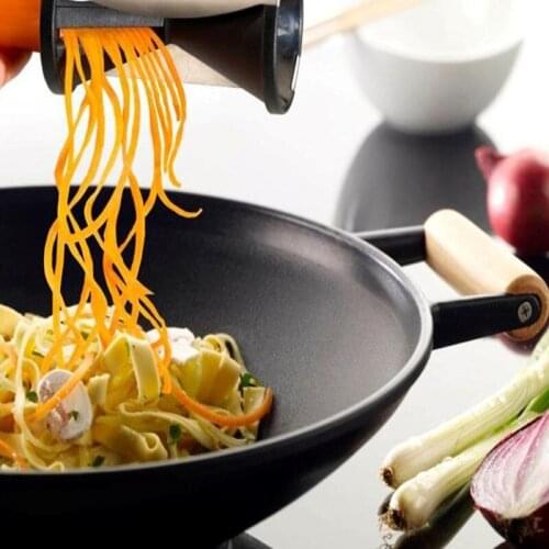 1 PC Kitchen Manual Vegetable Cutter Multi-function Potato Shredder Rotary Cutter Creative Spiral Grater Wire Cutter