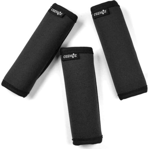 Black Color 3 PCS Comfort Neoprene Handle Wraps/Grip for Travel Bag Luggage Suitcase