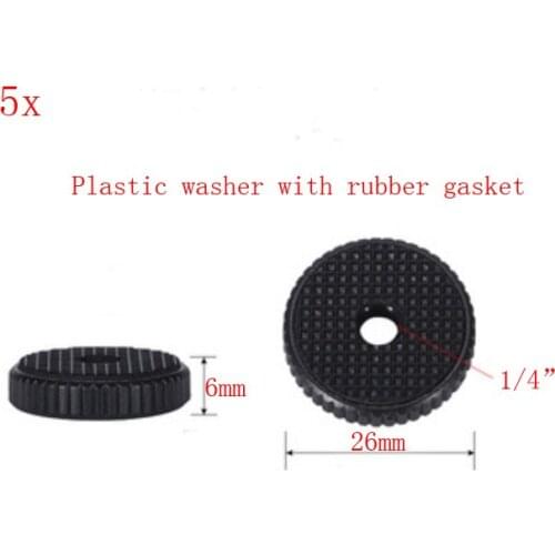 5pcs Hot Shoe Mount Accessory Metal Nuts Flash LED Light Mount Adapters 1/4" or 5/8 -27 Thread Screw Adapter Tripod Camera Tool