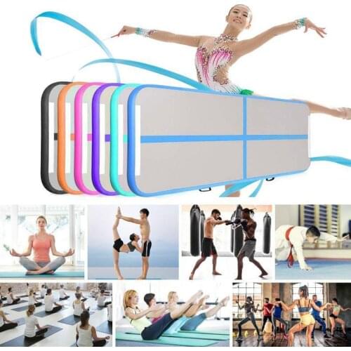 Fast Delivery Inflatable Air Tumbling Mat Track 3*1*0.1M Air Floor Cheerleading DWF Sport Mat For Gymnastics Air Mattress Cheap