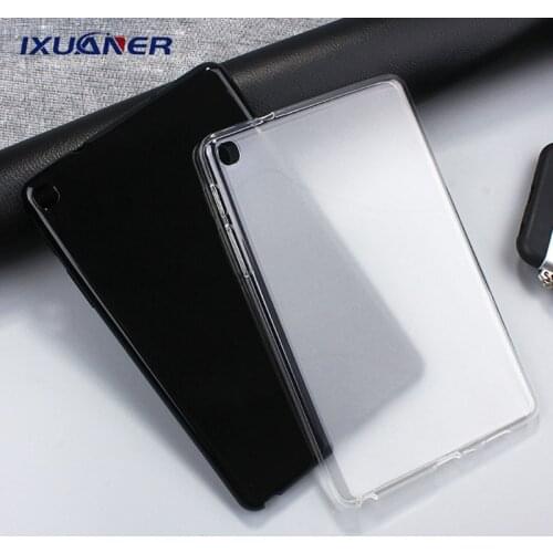 Tablet Case for Samsung Galaxy Tab A 8.0 Inch 2019 Cover Ultra Slim Silicon TPU Transparent Case for SM-T290 T295 T297 Funda