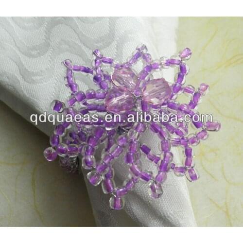 Decoration napkin ring wedding clear acrylic napkin holder