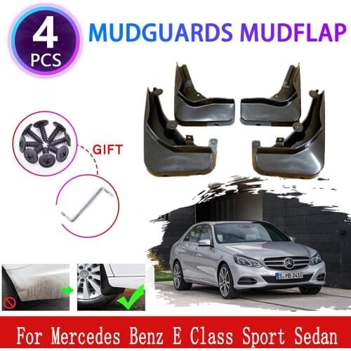 For Mercedes Benz E Class Sport Sedan W212 2014 2015 2016 Mudguards Mudflaps Fender Mud Flap Splash Guards Accessories E250 E300
