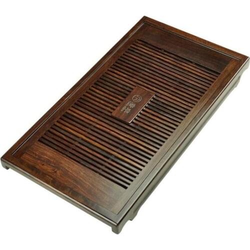 Chinese Tea Trays Ebony Solid Wood Tea Tray Red Table Teahouse Sea Storage Drawer