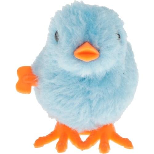 Cute Kids Clockwork Jumpping Dance Chick Party Christmas Fun Plush Toys