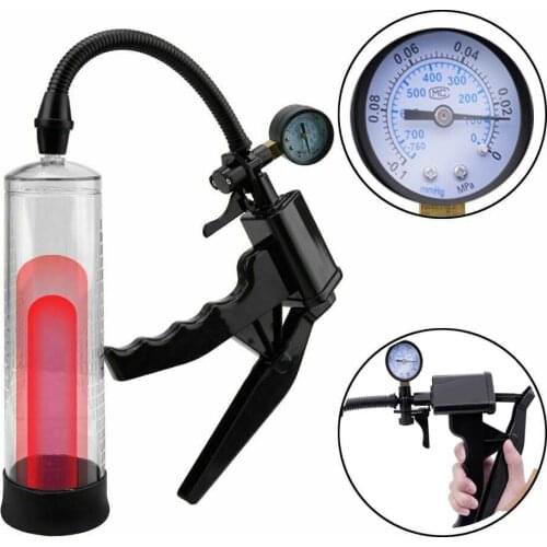 Male Silicone Penis Enlargement Extender Vacuum Penis Pump Enhancer Erection Aid Products Adult Masturbation Sex Toys for Men