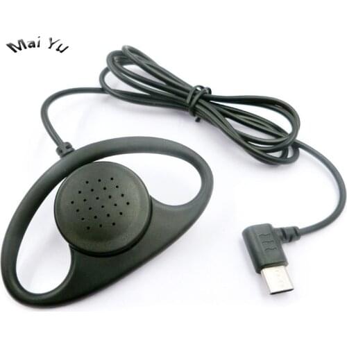 Professional Mobile Phone Headphone Type-C Connector Earphone with Ear clip Style for Huawei for Samsung Phone 2M Line Mic