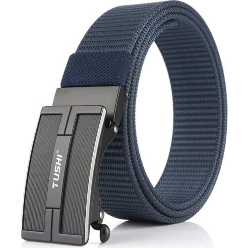 Leisure Belt Alloy Buckle Male Waistband Tactical Belt Quick Release Quick Dry Elastic For Fishing Hunting Multi Function