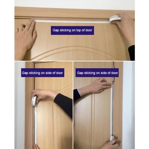 25mm Silicone Self Adhesive Door Seal Strip Weather Stripping Silicone Bottom Door Seal Soundproof Doors and Windows can CSV