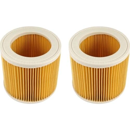 2Pcs Replacement HEPA Filter for Karcher WD2.200 WD3.500 A2004 A2054 Wet & Dry Vacuum Cleaners Parts