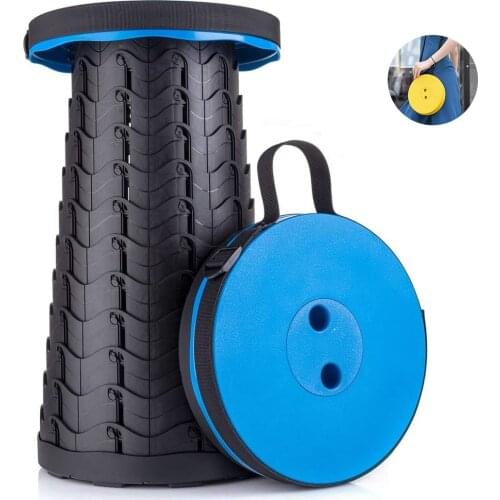 Telescopic Stool Portable Stool Seat Home Outdoor Camping Hiking Convenient Fishing Folding Chair Mini Chair Retractable Stool