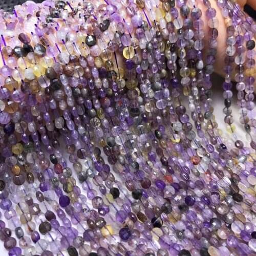 Tourmaline candy color roun faceted 3mm for DIY jewelry making 14inch loose beads FPPJ wholesale beads nature gemstone