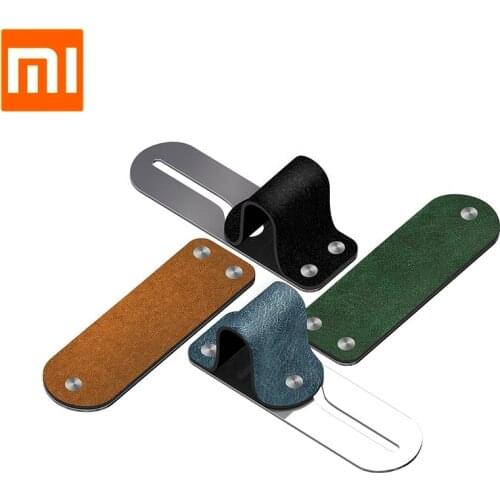 Freefinger multi-function fashion mobile phone hidden ring bracket Leather fabric Portable ring support