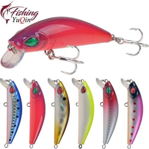1PCS Laser Fishing Lure Floating Minnow Wobbler Professional Baits 7cm/11g Crankbait Fishing Tackle