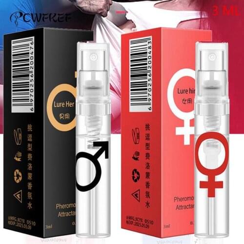 1pcs 3ML Men Women Pheromone Sex Perfume Sex Attraction Flirt Fragrance Body Spray