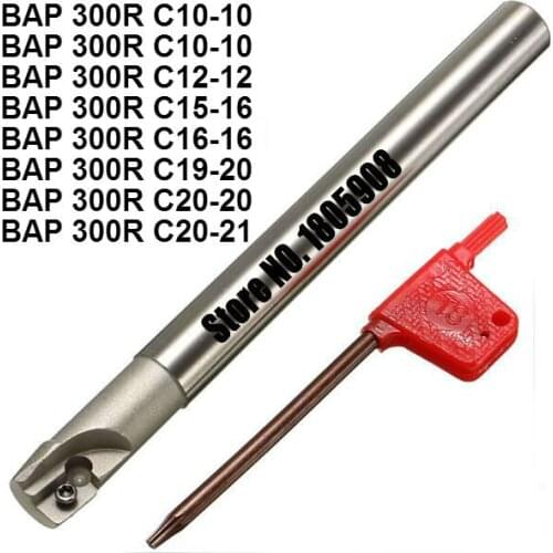 1PCS BAP300R C10 10-120 C12-12-130 C16-16-150 C20-20-150 C20-21-150 2T Angle 90 Degree milling cutter arbor for APMT1135 inserts