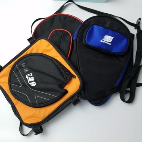 1x Brand professional table tennis racket case bag blade bat bag ball pattern gourd
