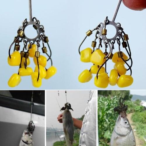 2pcs High Carbon Steel Sharp Explosion Hook Fishing Tackle Jig Hooks Set #8 Carp Fishing Fishhook To Catch Fish