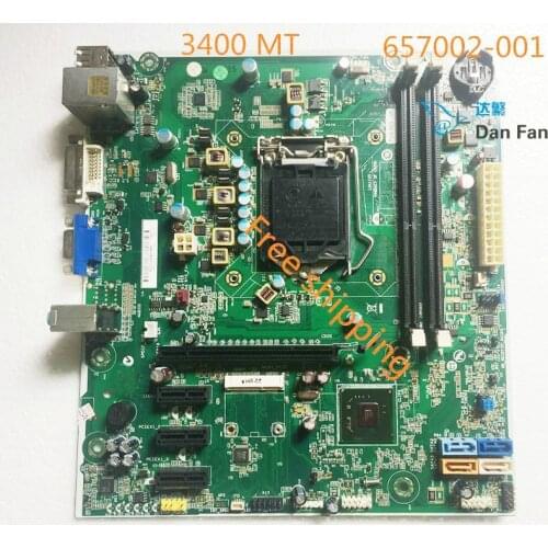 657002-001 For HP Pavilion S5 P6 3400 MT Desktop Motherboard H-CUPERTINO2_H61_uATX:1.02 LGA1155 Mainboard 100%tested fully work