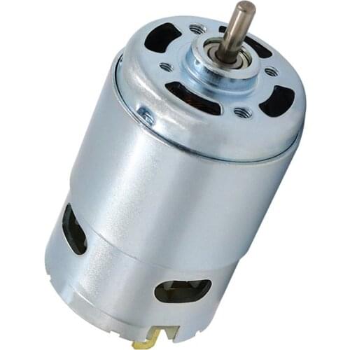 895 DC Motor 12V Large Torque High Power Generator Double Ball Bearing 24V Speed Control Forward and Reverse Motor
