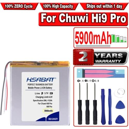 HSABAT 5500mAh Battery for Chuwi Hi9 Pro Tablet PC
