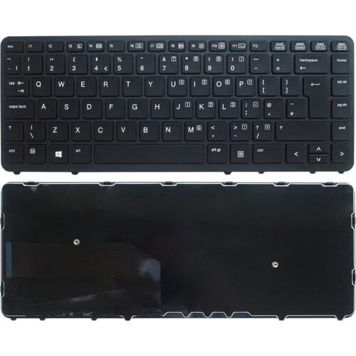 UK English Laptop keyboard for HP EliteBook 840 G1 850 G1 840 G2 850 G2 Series UK layout NO Backlit NO pointing stick