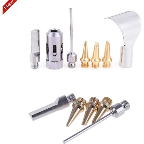 HS-1115K Butane Gas Soldering Iron Kit Welding Kit Torch Pen Tool /1Pc Copper+Iron Gas Welding Kit Gas Soldering Iron Head