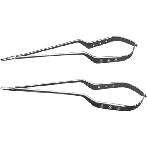 Gun-type needle holder microsurgical instrument stainles steel