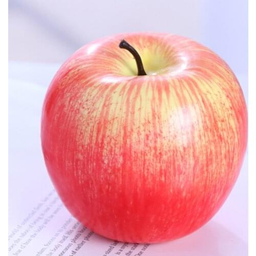 Artificial Fruit Red Apple Simulation Mini Fruit Model Foam Vegetable Model Kindergarten Teaching Aids DIY Handmade Decoration