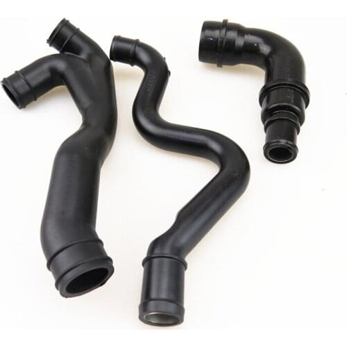 AZQFZ 3Pcs Engine Crankcase Ventilation Exhaust Hose Kit For VW Bora Golf Beetle Passat A3 S3 A4 A6 TT SEAT Cordoba 06A103213F