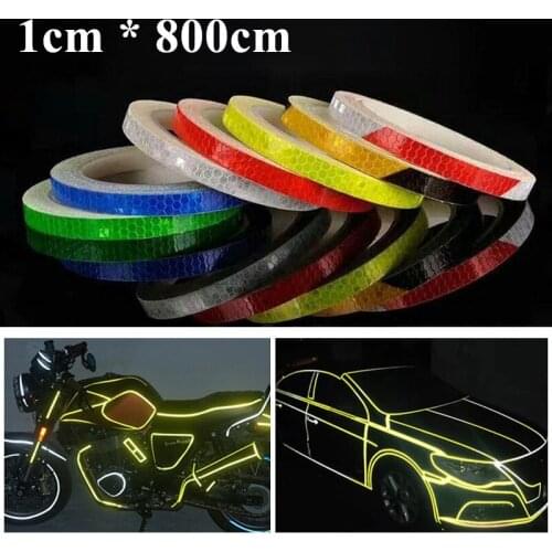 Car Body Decoration Stickers Motorcycle Reflective Stickers Bicycle Outline Marking Anti-collision Warning Stickers Car Decor