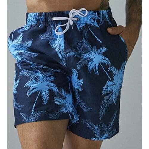 Summer men Shorts Elastic Waist Breathable Polyester Loose Beach Swimming Pants for Football Training ropa hombre