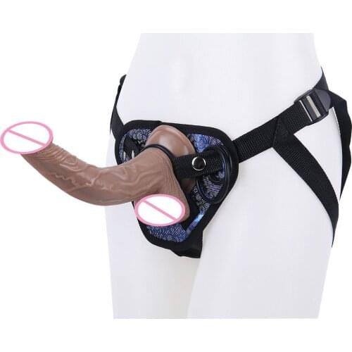 MenS Wear Leather Pants WomenS Male Root Simulation Penis Couple Sex Toys Adult Products big sex toy anal toys