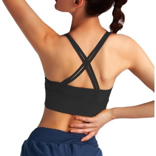 Nylon Top Women Bra Sexi Top Woman Breathable Underwear Women Fitness Yoga Sports Bra For Women Gym Hollow Top Sportswear