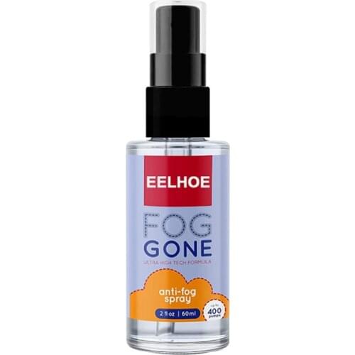60ml Car Antifogging Agent Anti-fog Spray Prevents Windows Mirrors Cleaner Defogging Spray Car Stuff